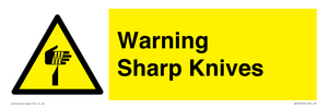 Warning Sharp Knives